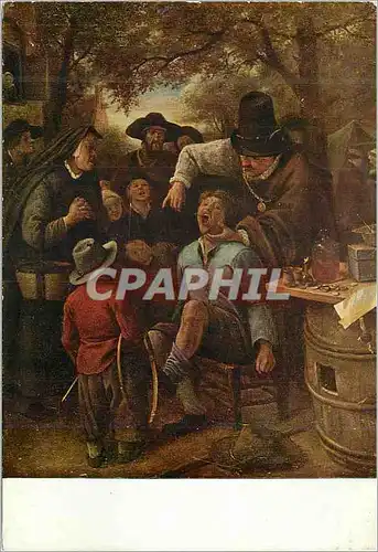 Cartes postales moderne Jan Steen L arracheur de dents