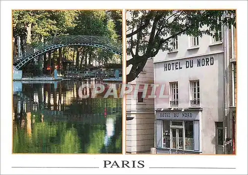 Cartes postales moderne Paris Canal Saint Martin