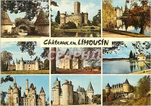 Cartes postales moderne Chateaux en Limousin Brignac Montbrun Nieul Nexon Brie Ballerand