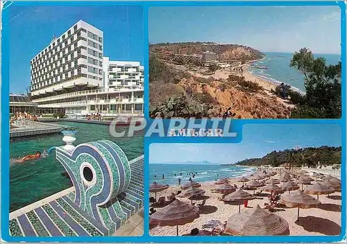 Cartes postales moderne Tunisie Amilcar et l Hotel Amilcar