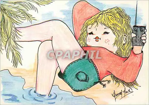 Cartes postales moderne Enfant Radio telecommande