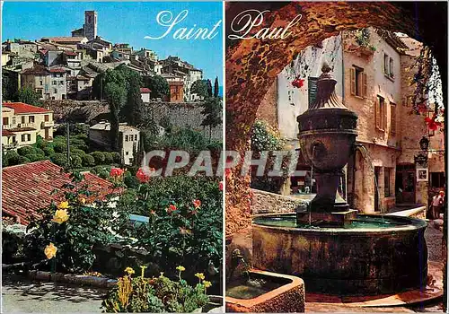 Cartes postales moderne Saint Paul Alpes Maritimes Cite des peintres et des artistes