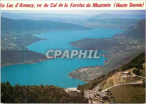 Cartes postales moderne Le Lac d Annecy Haute Savoie Panorama depuis le Col de la Forclaz de Montmin