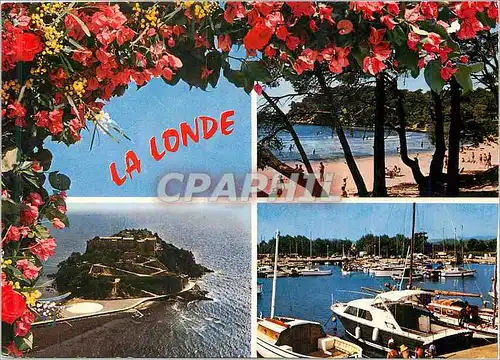 Cartes postales moderne La Londe les Maures Plage de l Estagnol Le Port Miramar