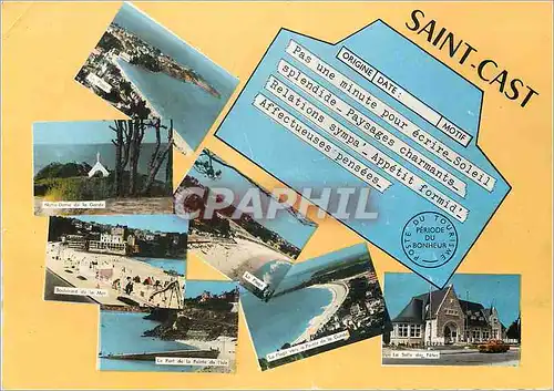 Cartes postales moderne Saint Cast Telegramme