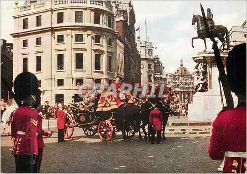 Cartes postales moderne Royal proclamation of the coronation of Queen Elizabeth II Militaria