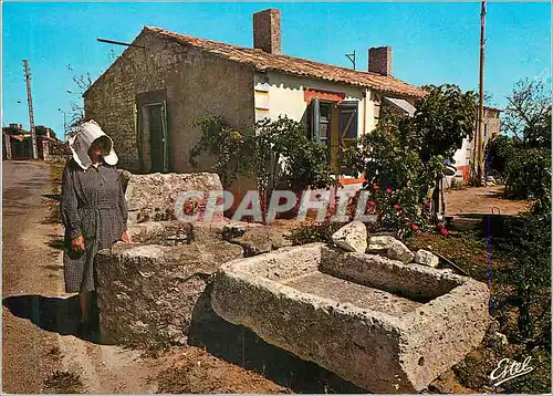 Cartes postales moderne La Cote Atlantique La grand mere au puits