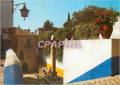 Cartes postales moderne Obidos Portugal Croisee de la Misericorde