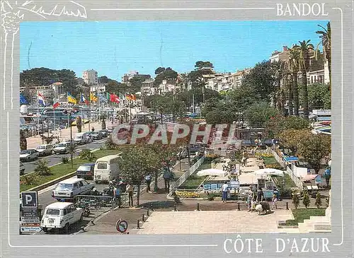 Cartes postales moderne Bandol Promenade sur le quais