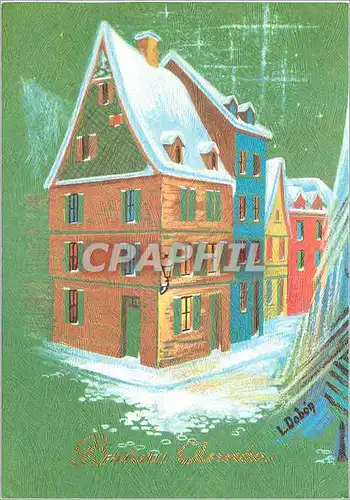 Moderne Karte Bonne Annee