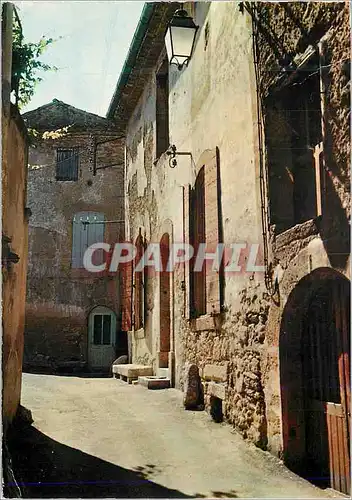 Moderne Karte Vieille rue provencale a Lourmarin Vaucluse