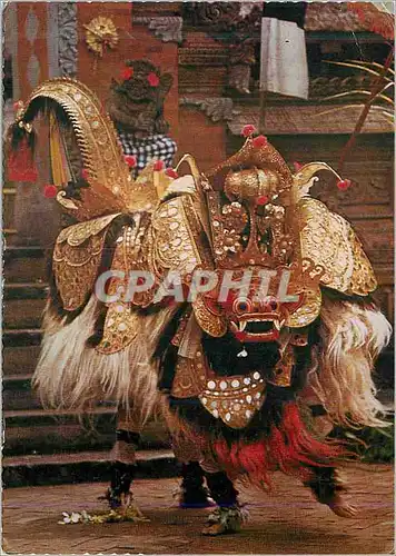 Moderne Karte Barong to the Balinese represents the protector of mankind