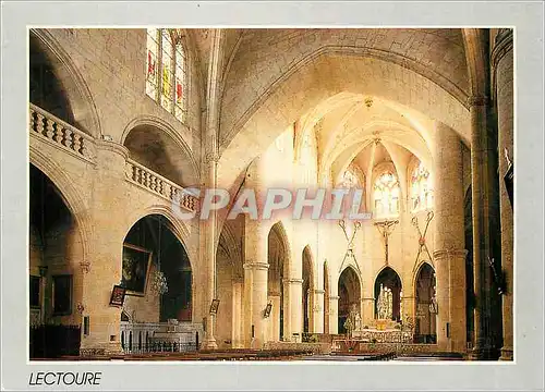 Moderne Karte Lectoure Gers La Cathedrale le Cheour La Nef