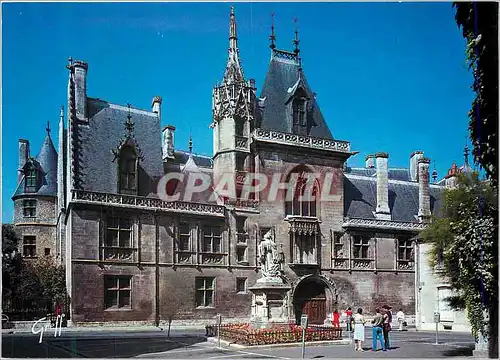 Moderne Karte Bourges Cher Construit par le Grand Argentier du Roi Charles VII