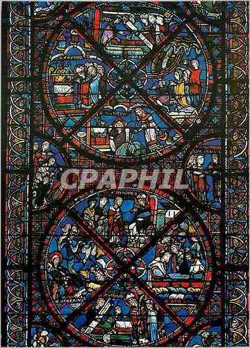 Cartes postales moderne Bourges Cher La Catherale St Etienne Decouverte des reliques de St Etienne