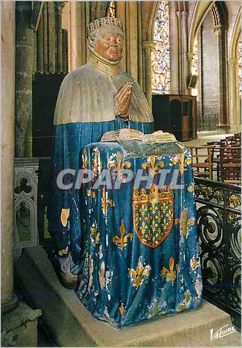 Cartes postales moderne Bourges Cher Dans l abside de la Cathedrale Saint Etienne le Duc Jean de Berry