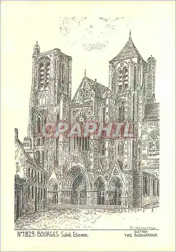 Cartes postales moderne Bourges Cher Saint Etienne