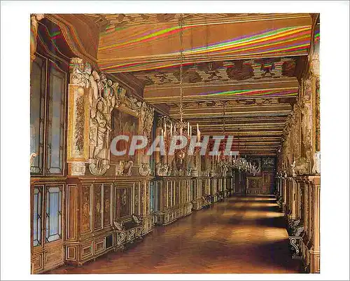 Cartes postales moderne Galerie Francois Ier Fontainebleau Musee national du Chateau