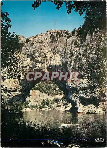 Cartes postales moderne Ardeche Pittoresque Le Pont d Arc une des merveilles de la nature