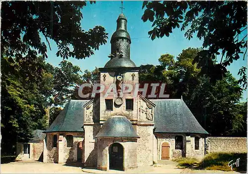 Moderne Karte Honfleur Calvados La Chapelle Notre Dame de Grace