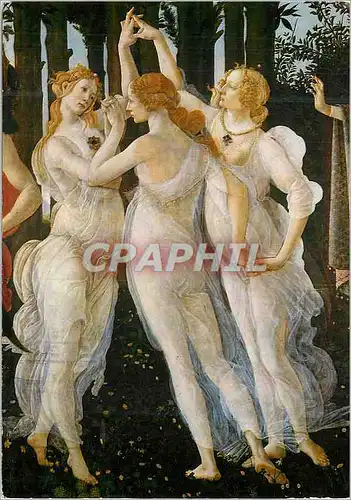 Cartes postales moderne Firenze Uffize Sandro Botticelli Le Printemps detail Les Trois Graces
