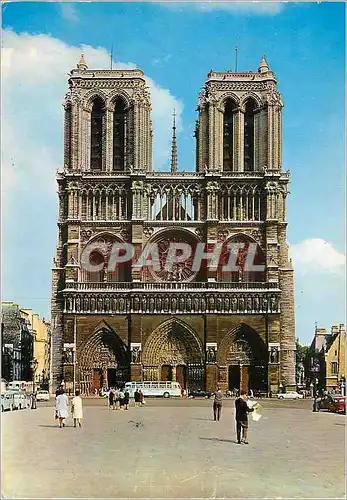 Moderne Karte Sous le ciel de Paris Notre Dame