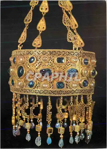 Cartes postales moderne Museo Arquelogico Nacional Madrid Tesoro de Guarazar Toledo