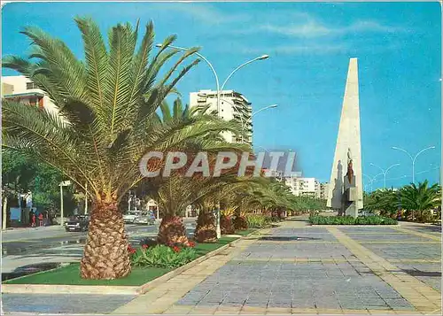 Cartes postales moderne Costa Dorada Tarragona Salou Promenade et monument a Jaime I