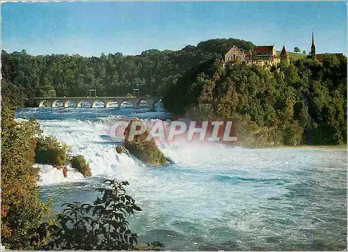 Moderne Karte Rheinfall Schweiz