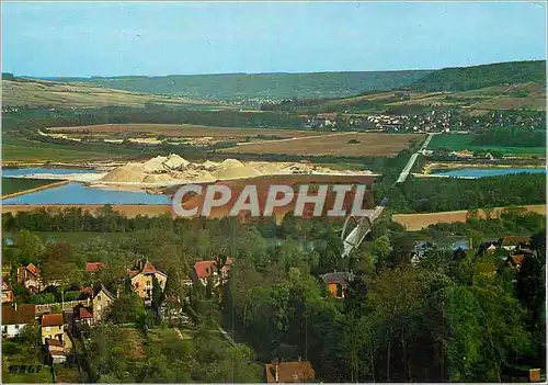 Cartes postales moderne Jaulgonne Aisne Vue generale sur Jaulgonne et Varennes