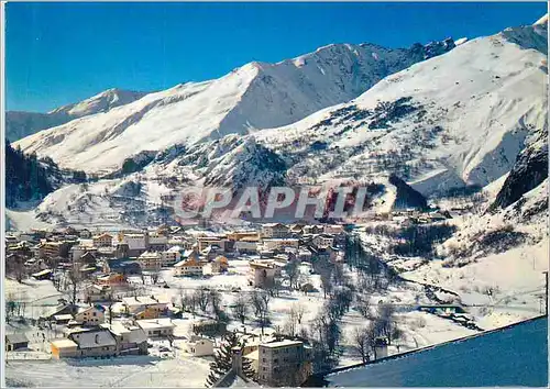 Moderne Karte Valloire Galibier Vue generale et les Rattisieres