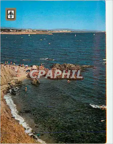 Cartes postales moderne Argeles Plage Le Racou Cote Rocheuse