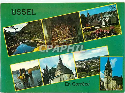 Cartes postales moderne Ussel Correze Le Pont de Vernejoux Le Retable de la Chapelle des Penitents Blancs