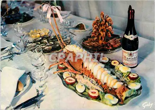 Cartes postales moderne Gastronomie Francaise Table regionale