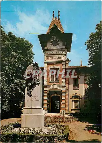 Cartes postales moderne Lamalou les Bains Herault La Mairie et le Monument aux Morts