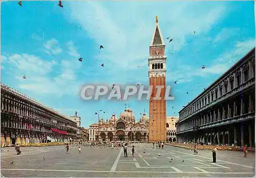 Cartes postales moderne Venezia Place St Marc Valee des pigeons