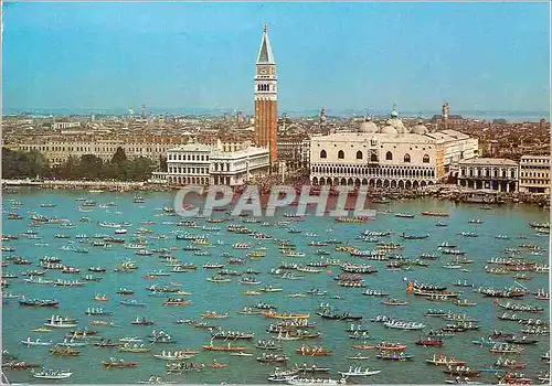 Cartes postales moderne Venezia Bassin de S Marco Le depart de la Vogalonga