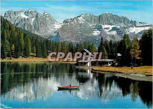 Cartes postales moderne Madonna di Campiglio Trentino Logo e Rifugio di Nambino