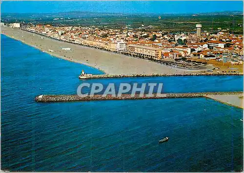 Cartes postales moderne Valras Plage Herault Vue aerienne generale