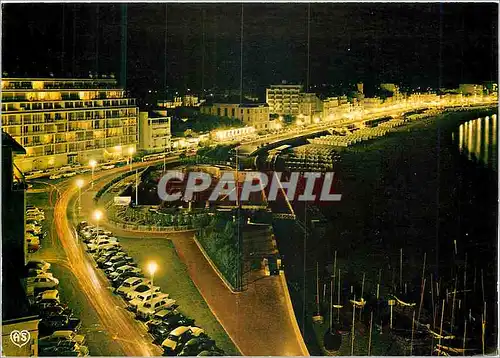 Cartes postales moderne Les Sables d Olonne Vendee Effet de nuit sur le remblai