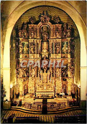 Cartes postales moderne Collioure PO Interieur de l eglise le Maitre Autel Le Retable en bois dore