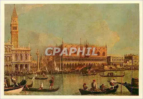 Moderne Karte Canaletto GA Canal Palazzo Ducale Gall Uffizi Firenze