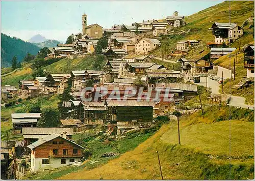 Moderne Karte Saint Veran Hautes Alpes La plus haute commune habitee d Europe