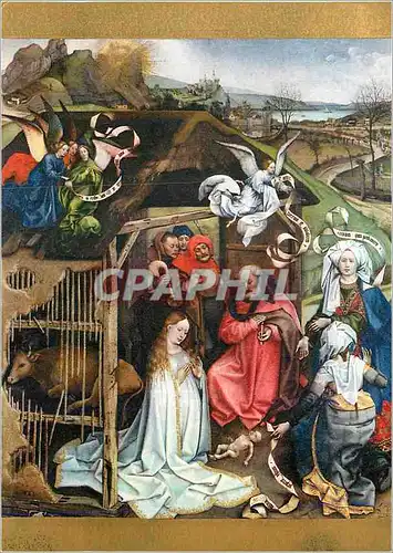 Cartes postales moderne La Nativite Le Maitre de Flemalle Musee de Dijon