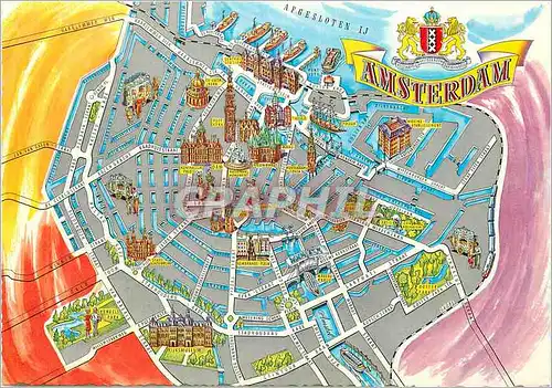 Moderne Karte Amsterdam