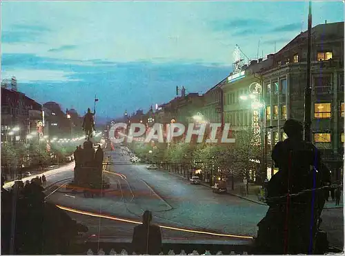 Cartes postales moderne Praha Place Saint Venceslas