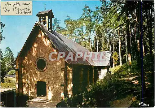 Moderne Karte St Honore les Bains Nievre La chapelle du parc