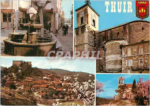 Cartes postales moderne Thuir Divers aspects de la Ville et du Village medieval de Castelnou