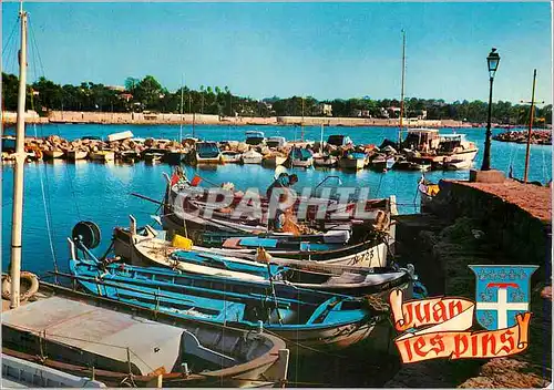 Ansichtskarte AK Juan les Pins Au Soleil de la Cote d'Azur Port des Pecheurs Bateaux de peche