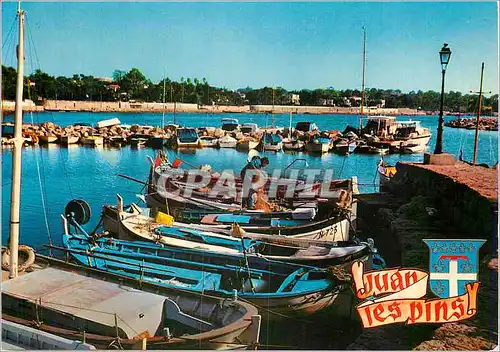 Cartes postales Juan les Pins Au Soleil de la Cote d'Azur Port des Pecheurs Bateaux de peche